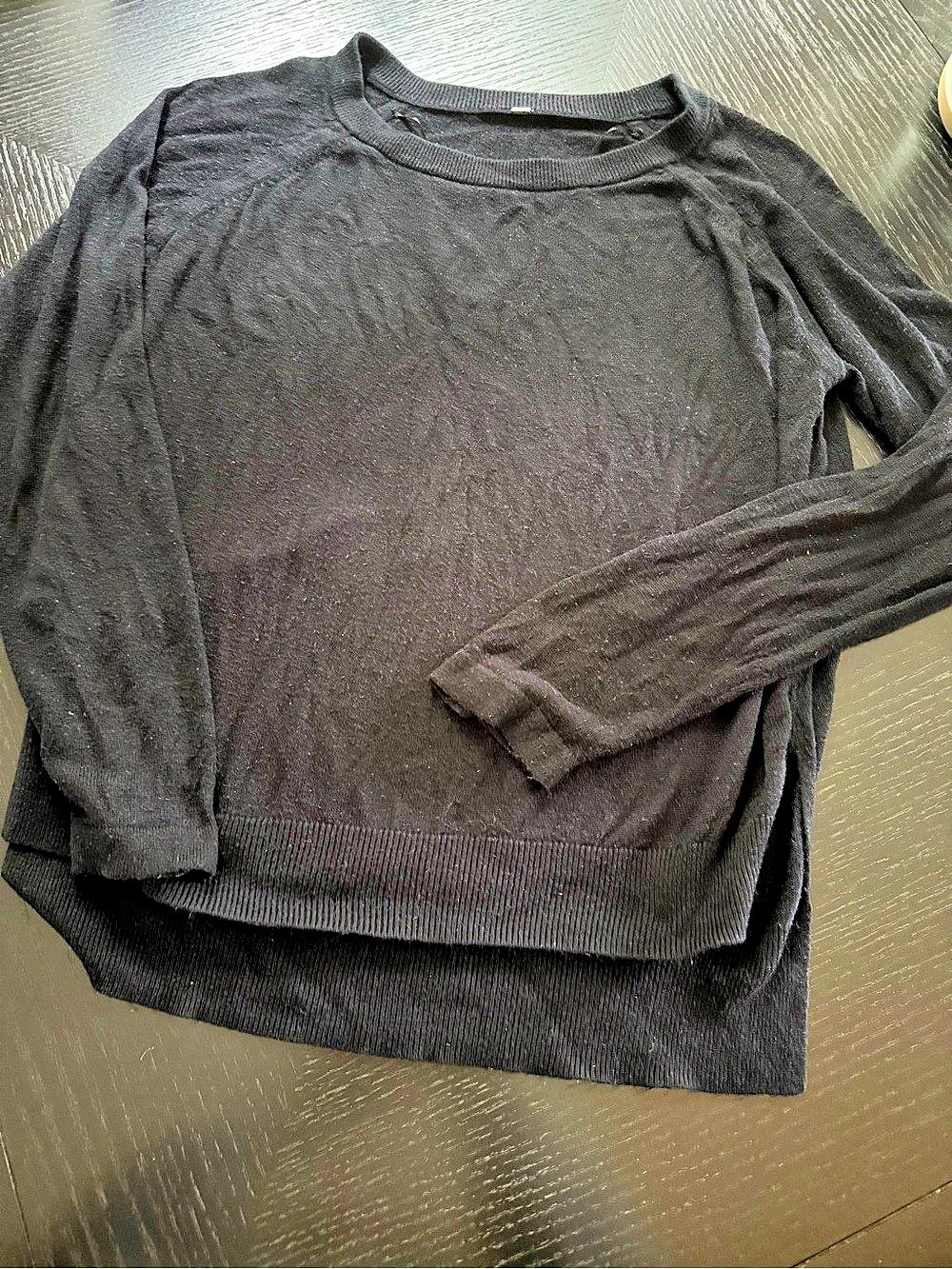 Lululemon Black Long Sleeve Knit USM